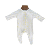 Sun Flower Closed Feet Romper